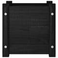 Miniatyrbilde 6 av 10: vidaXL Plantekasser 2 stk svart 31x31x31 cm heltre furu