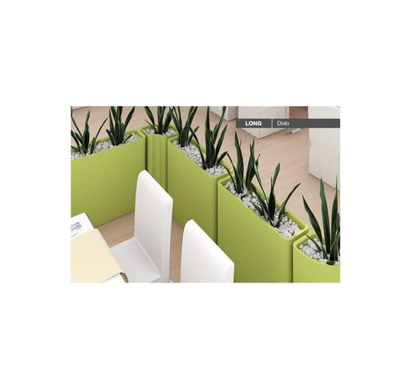 Blomkruka CORNER 39cm x 39cm x h78, white
