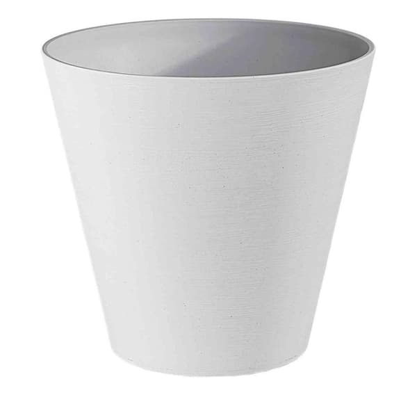 Blomkruka HOOP ø16cm x h15cm, white