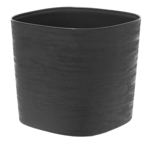Blomkruka CAPRI 19cm x 19cm x h17cm, black