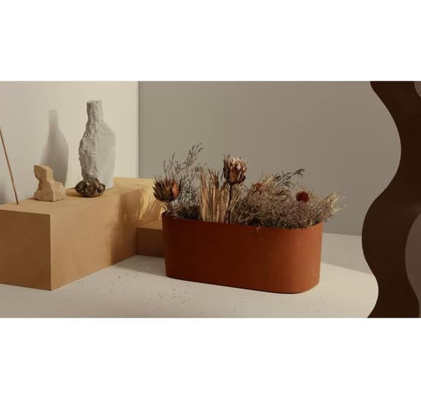 Plantepotte KOS 78cm x 38cm x h30cm, sand