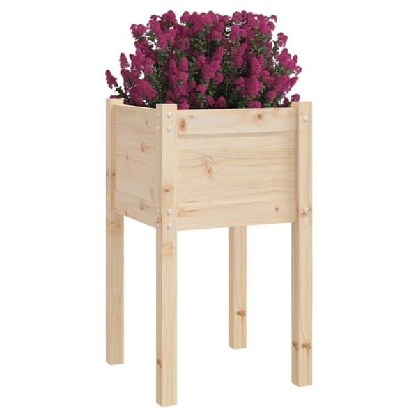 vidaXL plantekasse 40x40x70 cm massivt fyrretræ