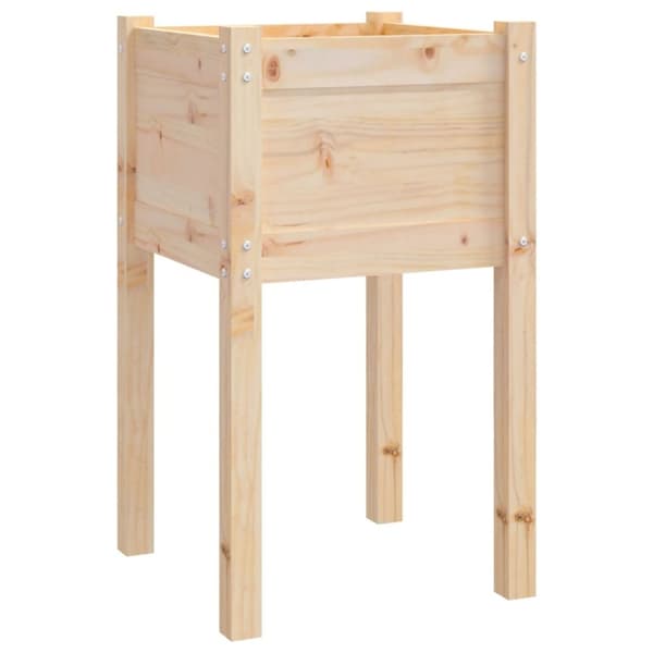 vidaXL plantekasse 40x40x70 cm massivt fyrretræ