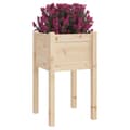 Miniatyrbilde 3 av 7: vidaXL Plantekasse 40x40x70 cm heltre furu