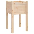 Miniatyrbilde 1 av 7: vidaXL Plantekasse 40x40x70 cm heltre furu