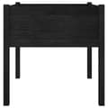 Miniatyrbilde 5 av 8: vidaXL Plantekasse svart 70x70x70 cm heltre furu