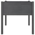 Miniatyrbilde 6 av 9: vidaXL Plantekasser 2 stk grå 70x70x70 heltre furu