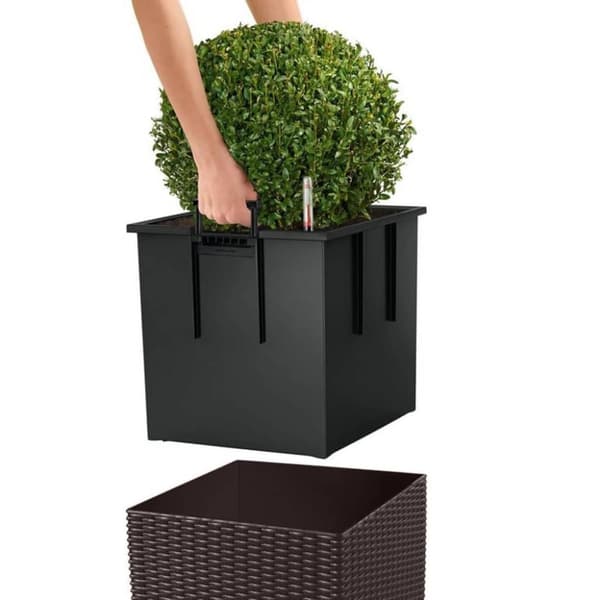 LECHUZA Odlingsenhet CUBE Cottage 40 ALL-IN-ONE mocka