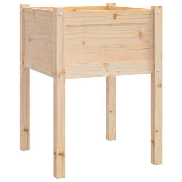 vidaXL Plantekasser 2 stk 50x50x70 cm heltre furu