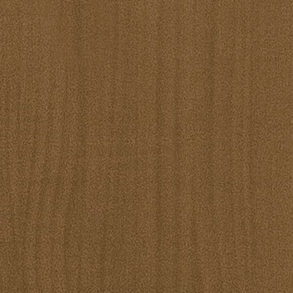 vidaXL Plantekasse honningbrun 70x70x70 cm heltre furu