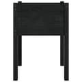 Miniatyrbilde 6 av 9: vidaXL Plantekasser 2 stk svart 50x50x70 cm heltre furu