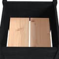 Miniatyrbilde 7 av 9: vidaXL Plantekasser 2 stk svart 50x50x70 cm heltre furu