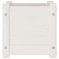 Miniatyrbilde 5 av 9: vidaXL Plantekasse hvit 31x31x31 cm heltre furu