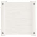 Miniatyrbilde 6 av 9: vidaXL Plantekasse hvit 31x31x31 cm heltre furu