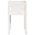Miniatyrbilde 6 av 9: vidaXL Plantekasser 2 stk 40x40x70 cm heltre furu hvit