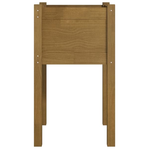 vidaXL Plantekasse honningbrun 40x40x70 cm heltre furu