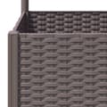 Miniatyrbillede 6 af 8: vidaXL plantekasse med espalier 120x40x136 cm PP brun