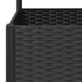 Miniatyrbillede 7 af 8: vidaXL plantekasse med espalier 120x40x136 cm PP sort