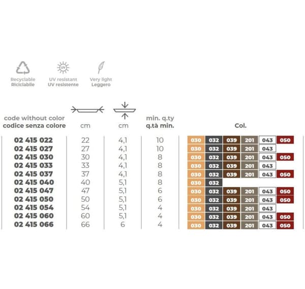 Ett stativ för en blomkruka CLASSIC ROUND 47 DOT FOG
