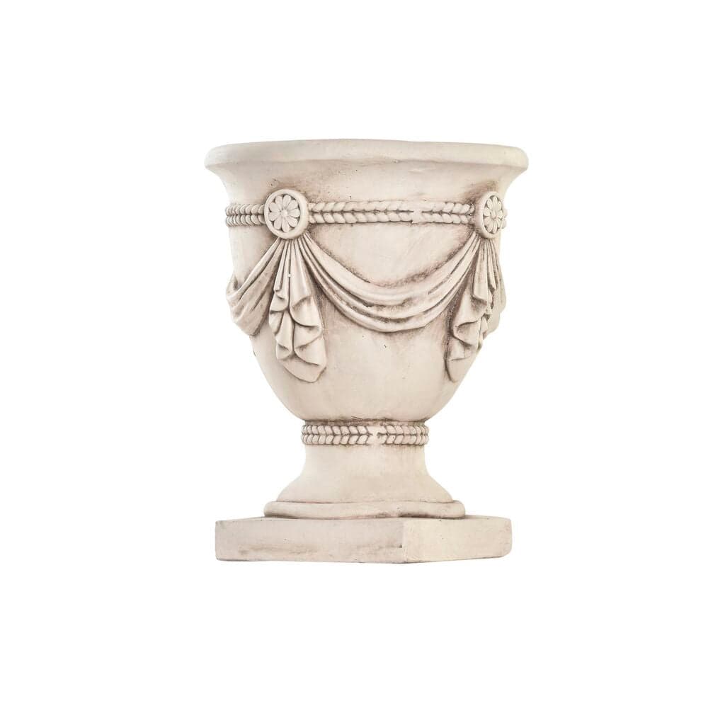 Planter DKD Home Decor Light grey Magnesium (38 x 38 x 50 cm)