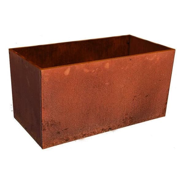 Kruka Cortenstål rost 80x40cm