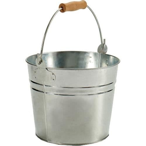 Ibergarden kruka 6 liter 22 x 17,5 cm zink/silver trä