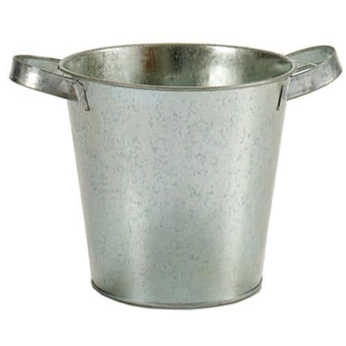 Ibergarden blomkruka 20 x 16,2 x 14 cm silvergrå zink