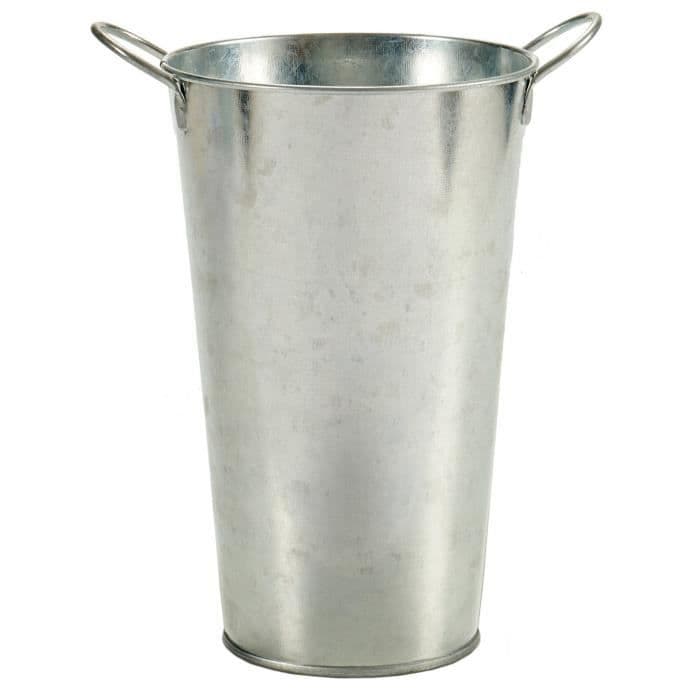 Ibergarden hög blomsterlåda 20 x 15 x 22,5 cm silvergrå zink