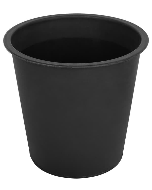 Krukke Indsats Sort Syntetisk 26 x 24 x 18 cm Indendørs Udendørs Blomster Tilbehør Terrasse Altan Have Indretning