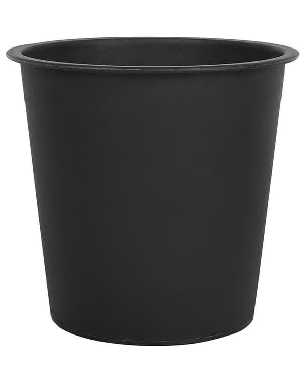 Krukinsats Svart Syntmaterial 26 cm Blomkruka för inomhus- och utomhusbruk