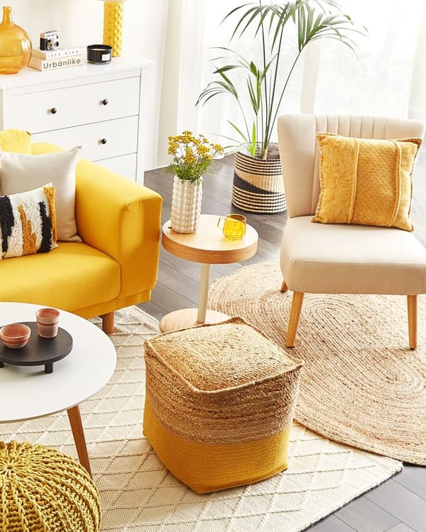 Opbevaringskurve Sort Beige Søgræs 3 stk Sæt Blomsterkurve Indendørs Plante Tilbehør Flet Cylinderformet Boho Design Skandinavisk