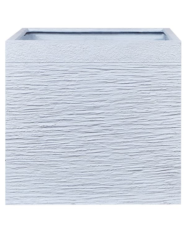 Plantekrukke Solid Hvit Fibre Clay Firkantet 50 x 48 cm UV-bestandighet