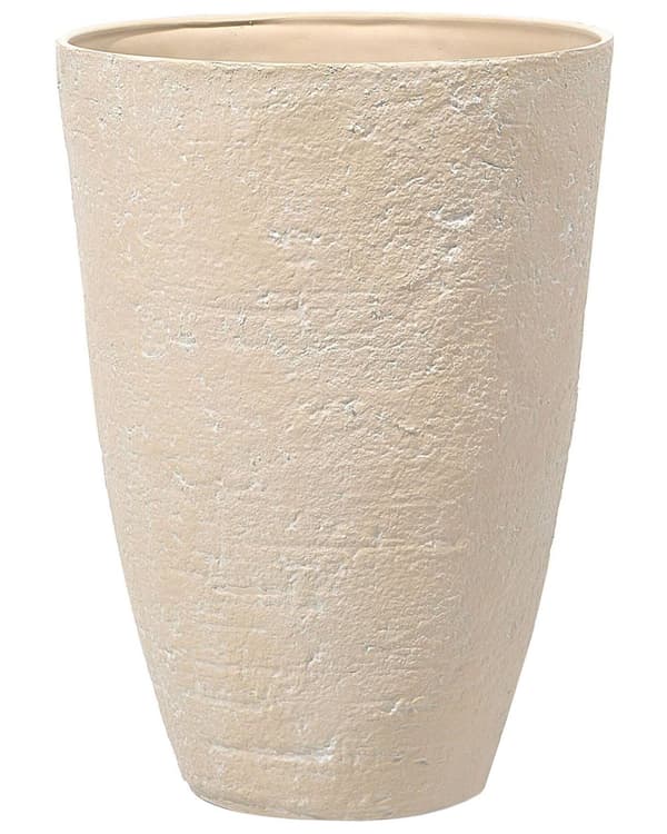 Potteplante Beige Stein 51 x 51 x 71 cm Innendørs Utendørs