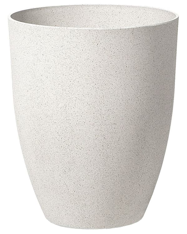 Plantepotte Hvit Sten Polyresin 43 x 43 x 52 cm Innendørs Utendørs