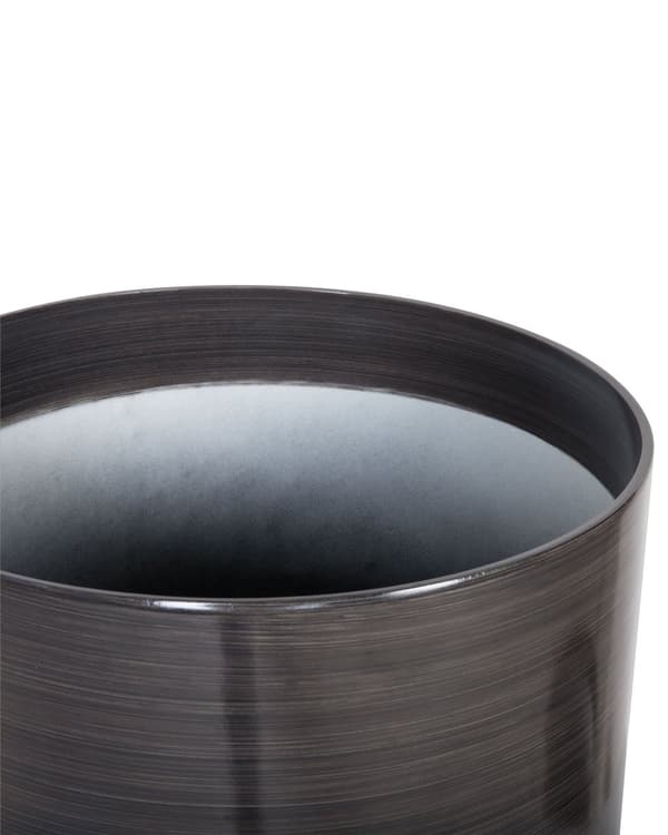 Plantepotte grå leire 35 x ø 35 cm utendørs innendørs glam