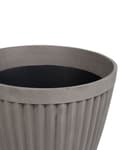 Miniatyrbilde 4 av 6: Plantekrukke Planter Solid Taupe Stone Mixture Round ⌀ 36 cm Utendørs Motstandsdyktig mot all slags vær