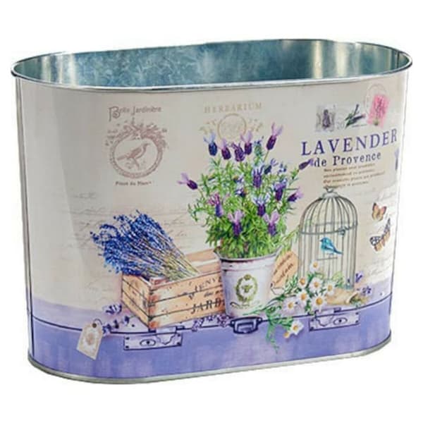 Planter Metal (12,7 x 15 x 23,5 cm) Large Oval