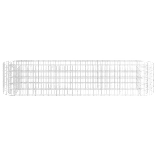 vidaXL Gabion høybed galvanisert jern 260x50x50 cm