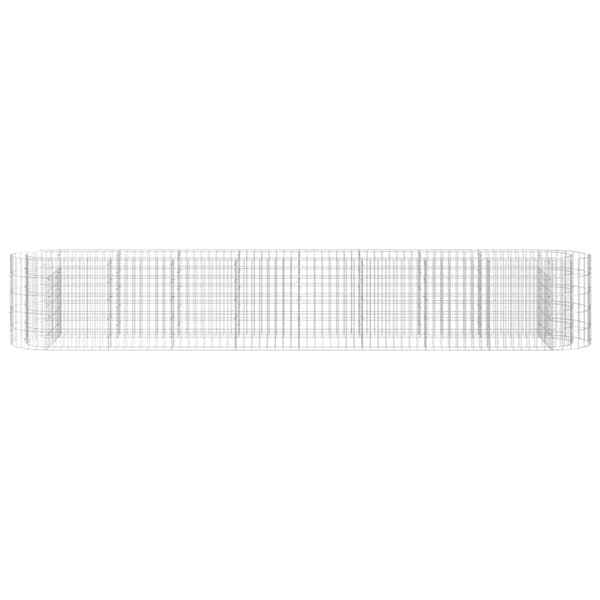 vidaXL Gabion høybed galvanisert jern 330x50x50 cm