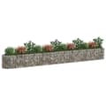 Miniatyrbilde 3 av 8: vidaXL Gabion høybed galvanisert jern 470x50x50 cm