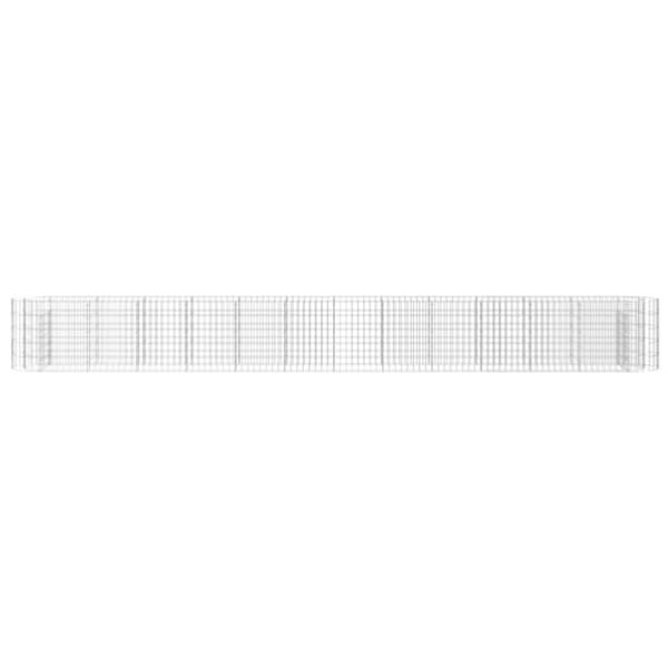 vidaXL Gabion høybed galvanisert jern 470x50x50 cm