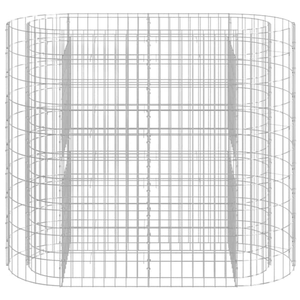 vidaXL Gabion høybed galvanisert jern 120x50x100 cm