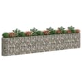 Miniatyrbilde 3 av 8: vidaXL Gabion høybed galvanisert jern 540x50x100 cm