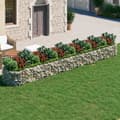 Miniatyrbilde 1 av 8: vidaXL Gabion høybed galvanisert jern 600x100x50 cm