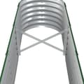 Miniatyrbilde 5 av 6: vidaXL Høybed pulverlakkert stål 332x40x36 cm grønn