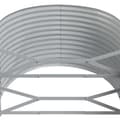 Miniatyrbilde 5 av 6: vidaXL Høybed pulverlakkert stål 249x100x68 cm grønn