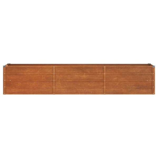 vidaXL Høybed rust 240x40x45 cm cortenstål