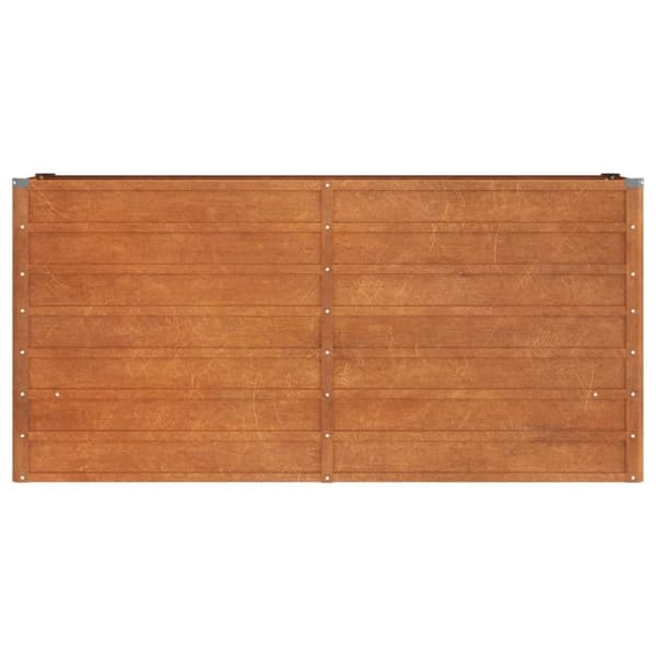 vidaXL Odlingslåda rostig 160x40x77 cm rosttrögt stål