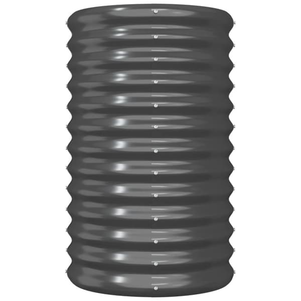 vidaXL plantekrukke 40x40x68 cm pulverlakeret stål antracitgrå
