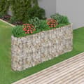 Miniatyrbillede 1 af 8: vidaXL gabion-højbed 260x50x100 cm galvaniseret jern